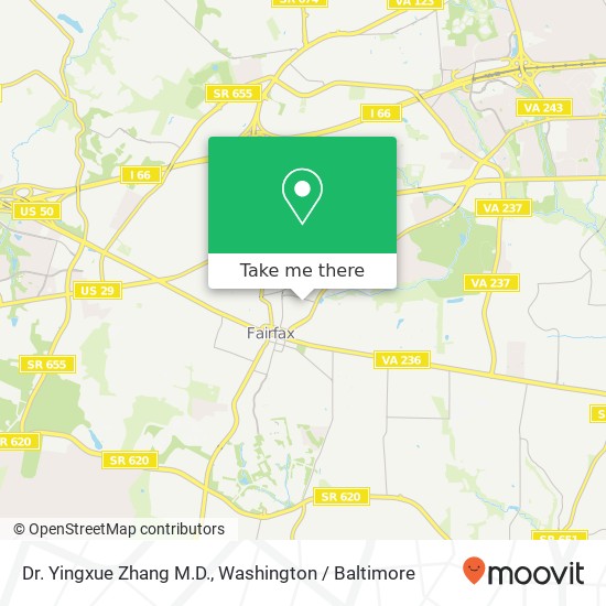 Dr. Yingxue Zhang M.D., 10340 Democracy Ln map