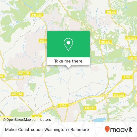 Mapa de Molior Construction