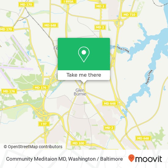 Mapa de Community Meditaion MD, 215 Ritchie Ln