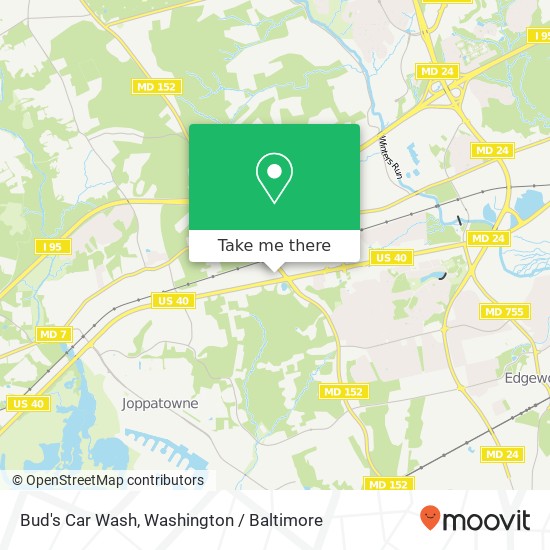 Mapa de Bud's Car Wash, 1108 S Mountain Rd