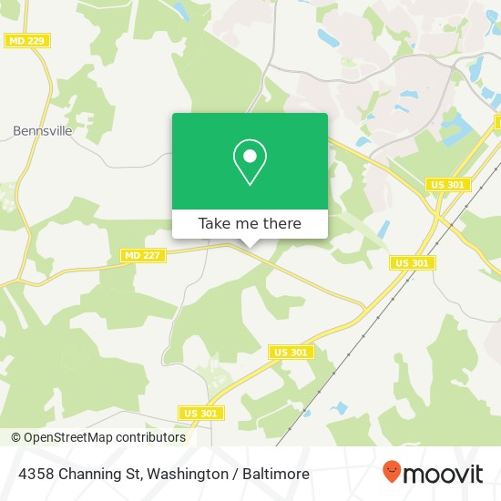 4358 Channing St, White Plains, MD 20695 map