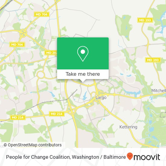 Mapa de People for Change Coalition, 9500 Arena Dr