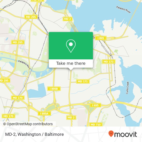 MD-2, Brooklyn (BALTIMORE), <B>MD< / B> 21225 map