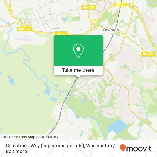 Capistrano Way (capistrano portola), Odenton, MD 21113 map