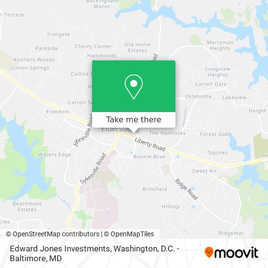 Mapa de Edward Jones Investments