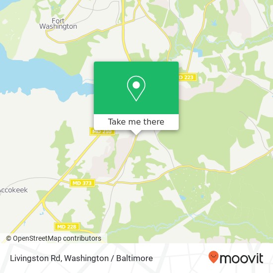 Livingston Rd, Accokeek, MD 20607 map