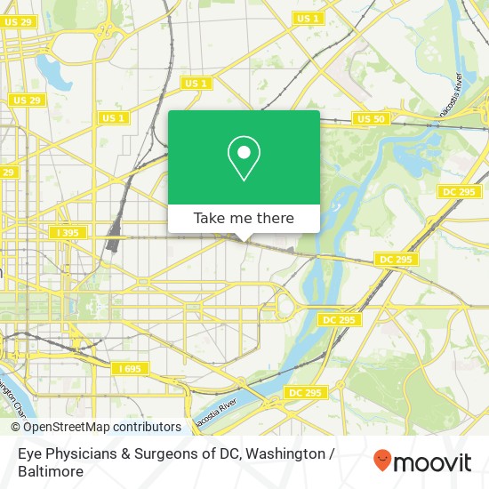 Eye Physicians & Surgeons of DC, 1647 Benning Rd NE map