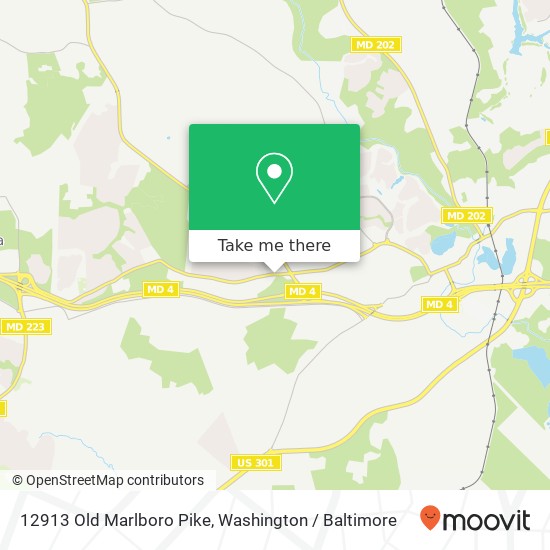 12913 Old Marlboro Pike, Upper Marlboro (UPPER MARLBORO), MD 20772 map