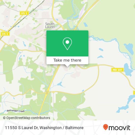 11550 S Laurel Dr, Laurel, MD 20708 map