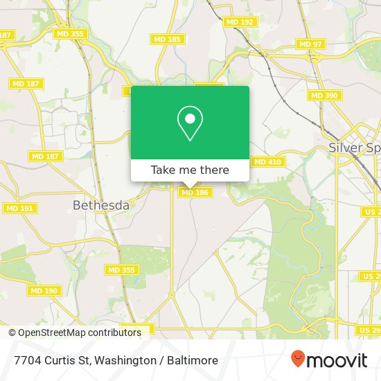 7704 Curtis St, Chevy Chase, MD 20815 map