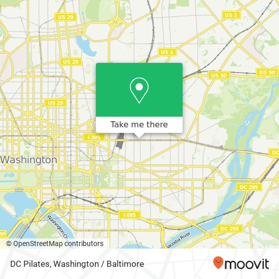 DC Pilates, 526 H St NE map