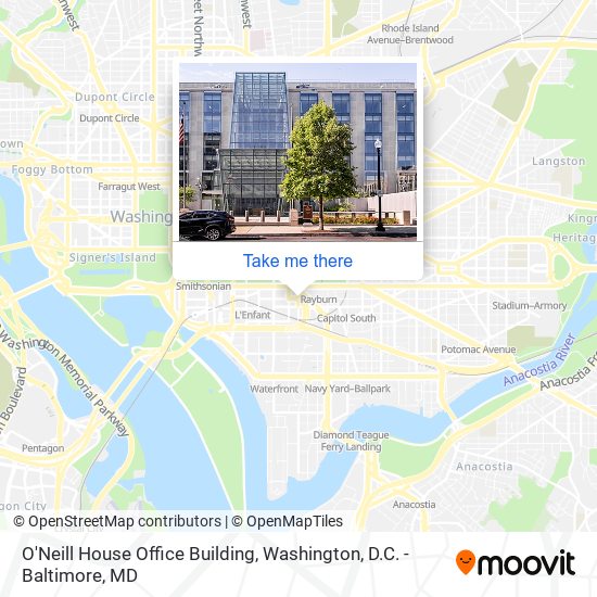 O'Neill House Office Building map