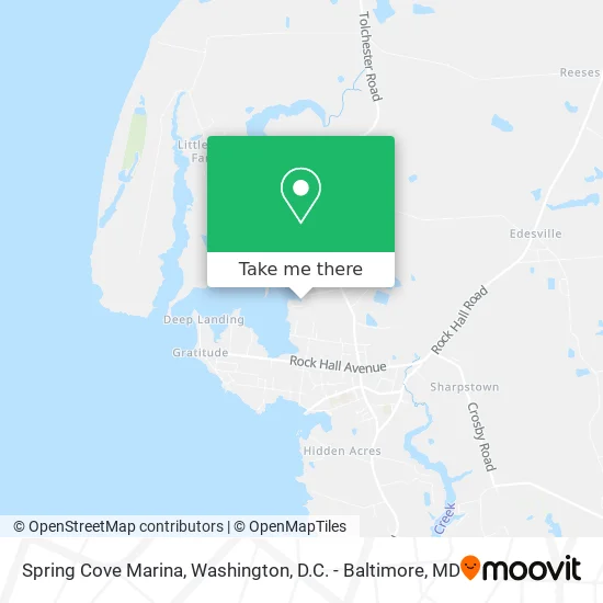 Spring Cove Marina map