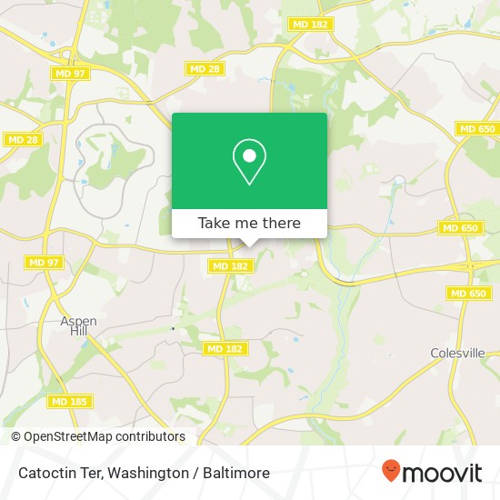 Catoctin Ter, Silver Spring, MD 20906 map