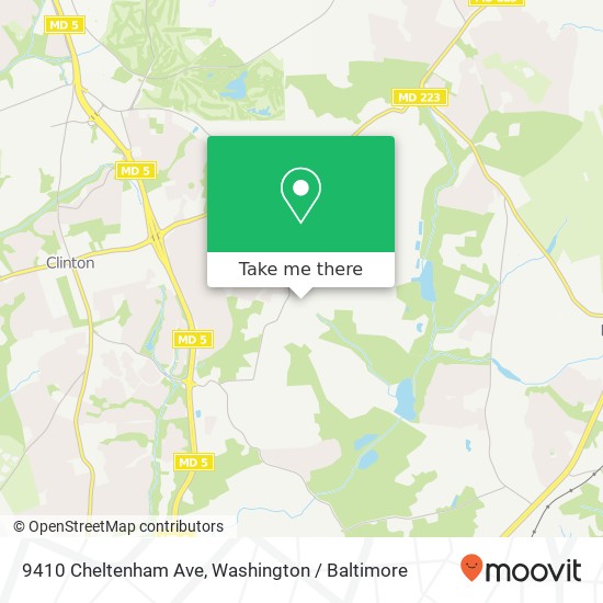 9410 Cheltenham Ave, Clinton, MD 20735 map