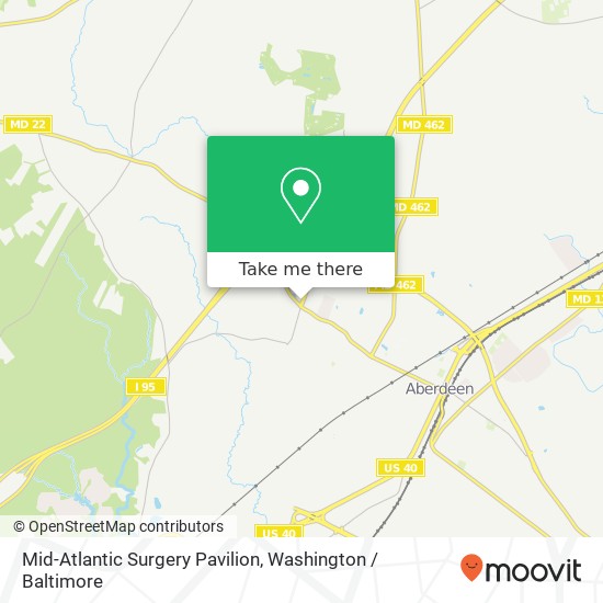Mid-Atlantic Surgery Pavilion, 1111 Beards Hill Rd map