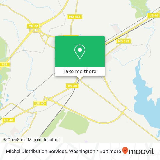 Mapa de Michel Distribution Services, 200 Old Post Rd