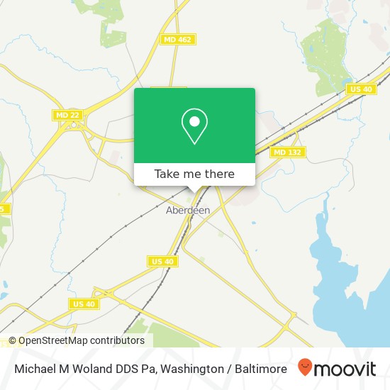 Michael M Woland DDS Pa, 122 N Philadelphia Blvd map