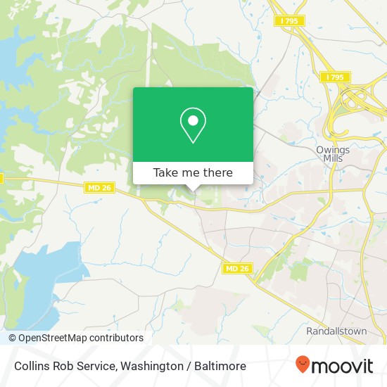 Mapa de Collins Rob Service, 4500 Deer Park Rd