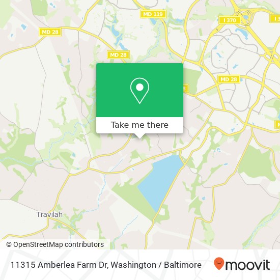 Mapa de 11315 Amberlea Farm Dr, Gaithersburg, MD 20878