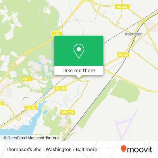 Thompson's Shell, 1133 S Philadelphia Blvd map