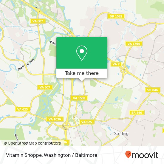 Vitamin Shoppe, 45450 Dulles Crossing Plz map