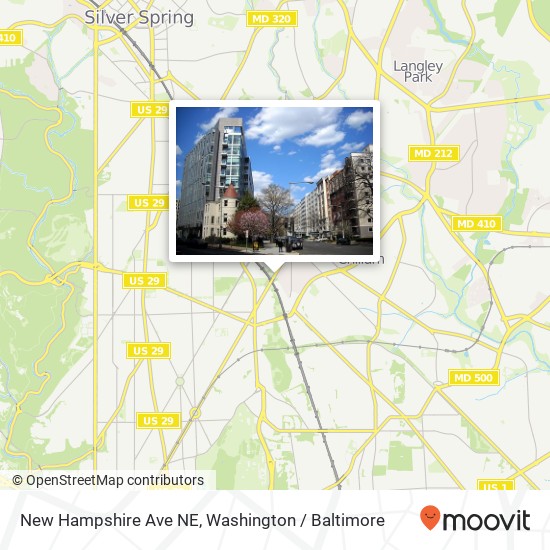 New Hampshire Ave NE, Washington, DC 20011 map