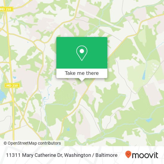 11311 Mary Catherine Dr, Clinton, MD 20735 map