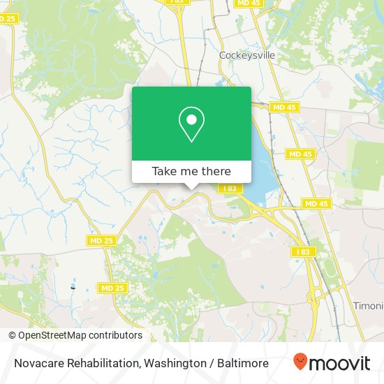 Novacare Rehabilitation, 12201 Tullamore Rd map