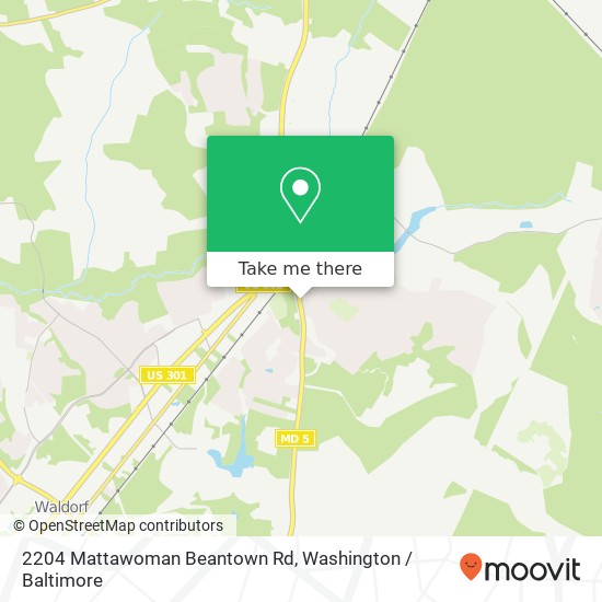 2204 Mattawoman Beantown Rd, Waldorf, MD 20601 map