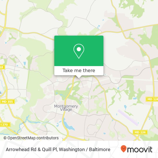 Mapa de Arrowhead Rd & Quill Pl