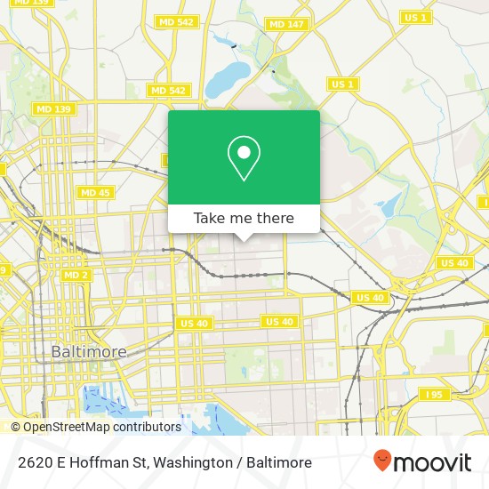 2620 E Hoffman St, Baltimore, MD 21213 map