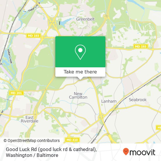 Good Luck Rd (good luck rd & cathedral), Lanham, MD 20706 map