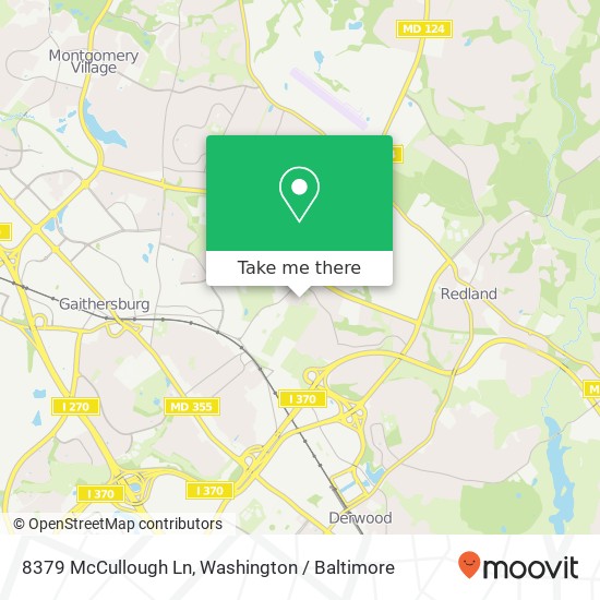 8379 McCullough Ln, Gaithersburg, MD 20877 map