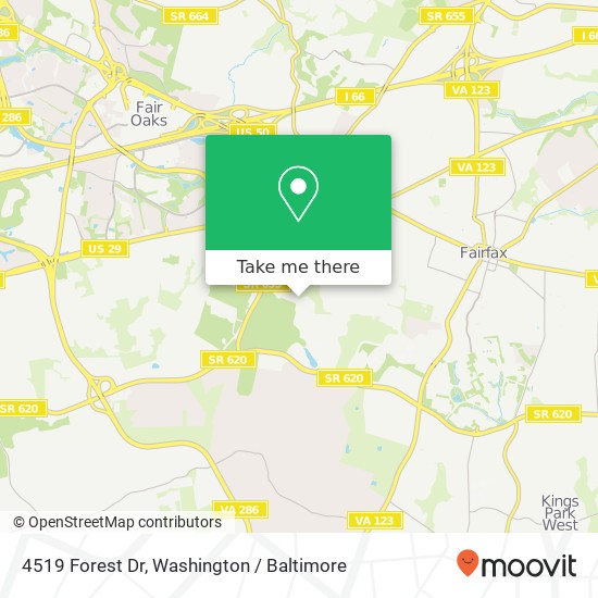 4519 Forest Dr, Fairfax, VA 22030 map