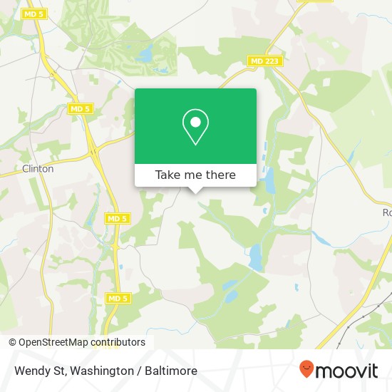 Wendy St, Clinton, MD 20735 map