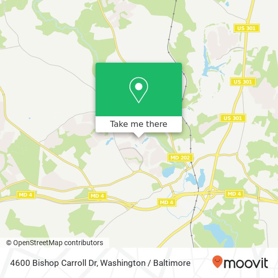 4600 Bishop Carroll Dr, Upper Marlboro, MD 20772 map