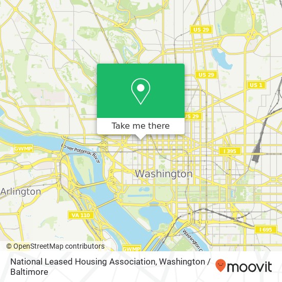 National Leased Housing Association, 1900 L St NW map