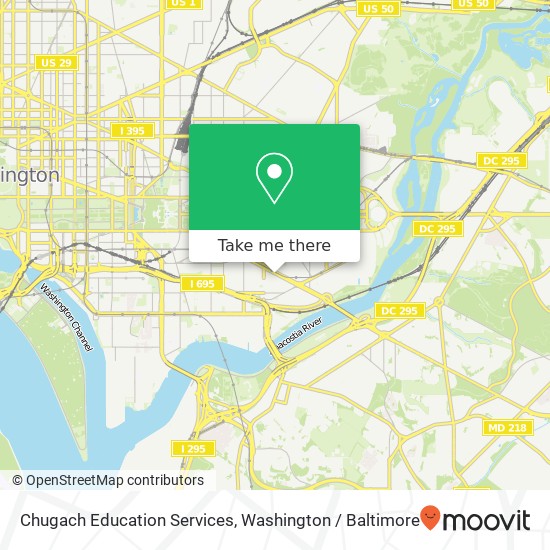 Chugach Education Services, 1223 Pennsylvania Ave SE map
