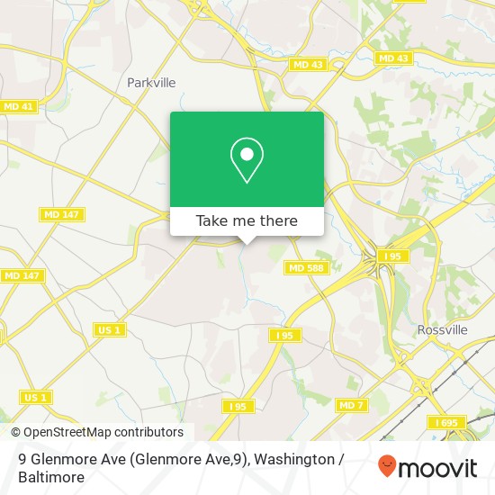 9 Glenmore Ave (Glenmore Ave,9), Baltimore, MD 21206 map