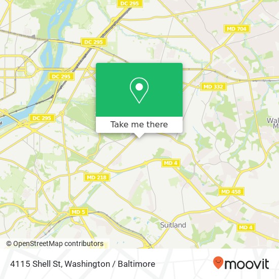 4115 Shell St, Capitol Heights, MD 20743 map
