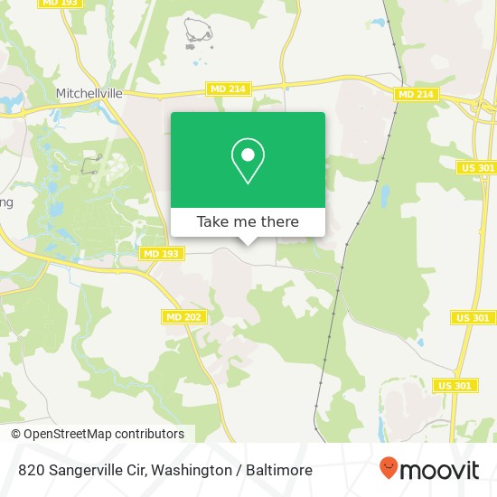 820 Sangerville Cir, Upper Marlboro (UPPER MARLBORO), MD 20774 map