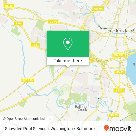 Mapa de Snowden Pool Services, 5910 Ramseur Cir