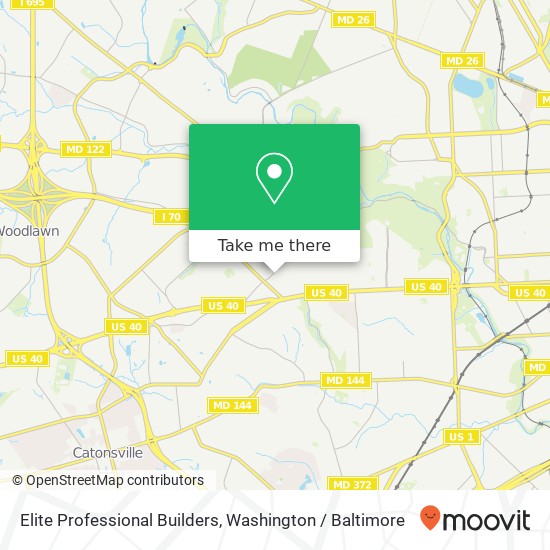 Mapa de Elite Professional Builders, Nottingham Rd
