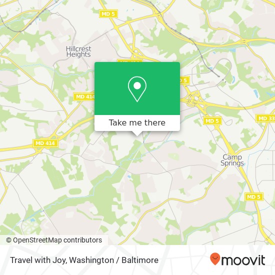 Travel with Joy map