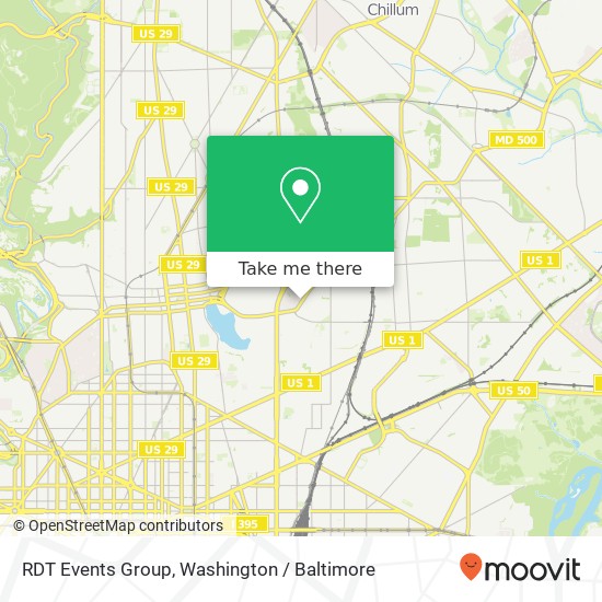 RDT Events Group, 116 Michigan Ave NE map