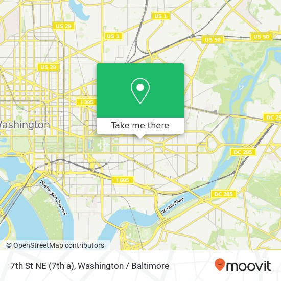 7th St NE (7th a), Washington, DC 20002 map