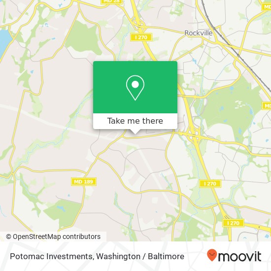 Potomac Investments, 8520 Atwell Rd map