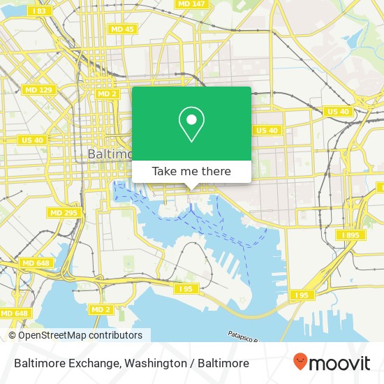 Baltimore Exchange, 1716 Aliceanna St map