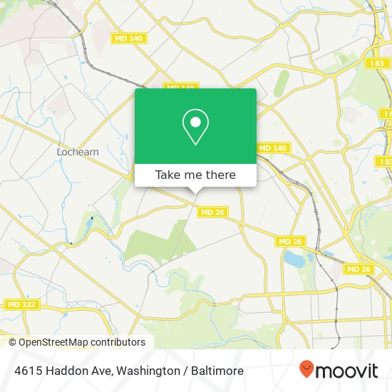 4615 Haddon Ave, Gwynn Oak, MD 21207 map